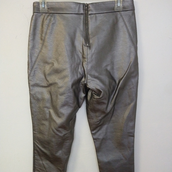Chelsea & Theodore Faux Leather Pants NWT - Picture 6 of 9